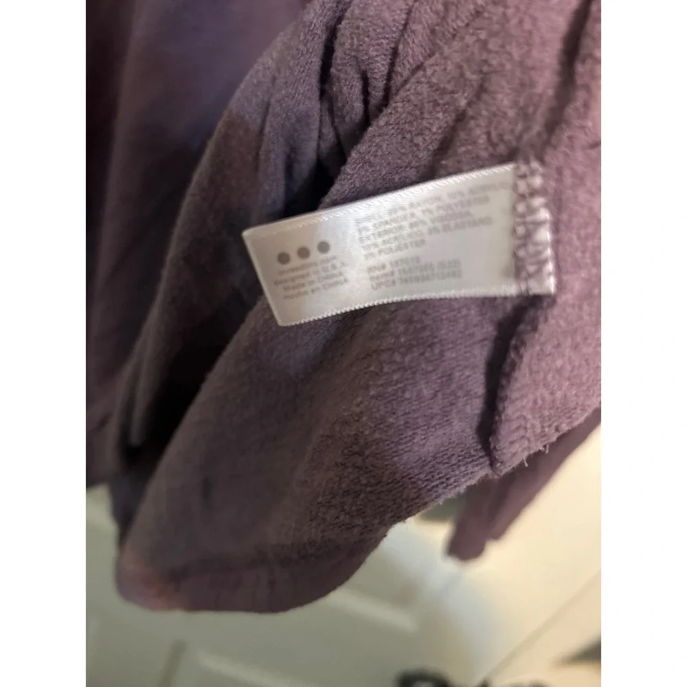 Three Dots Womens Long Sleeve Crewneck Pullover Top Plum Purple Size L 1507305 - Picture 3 of 4